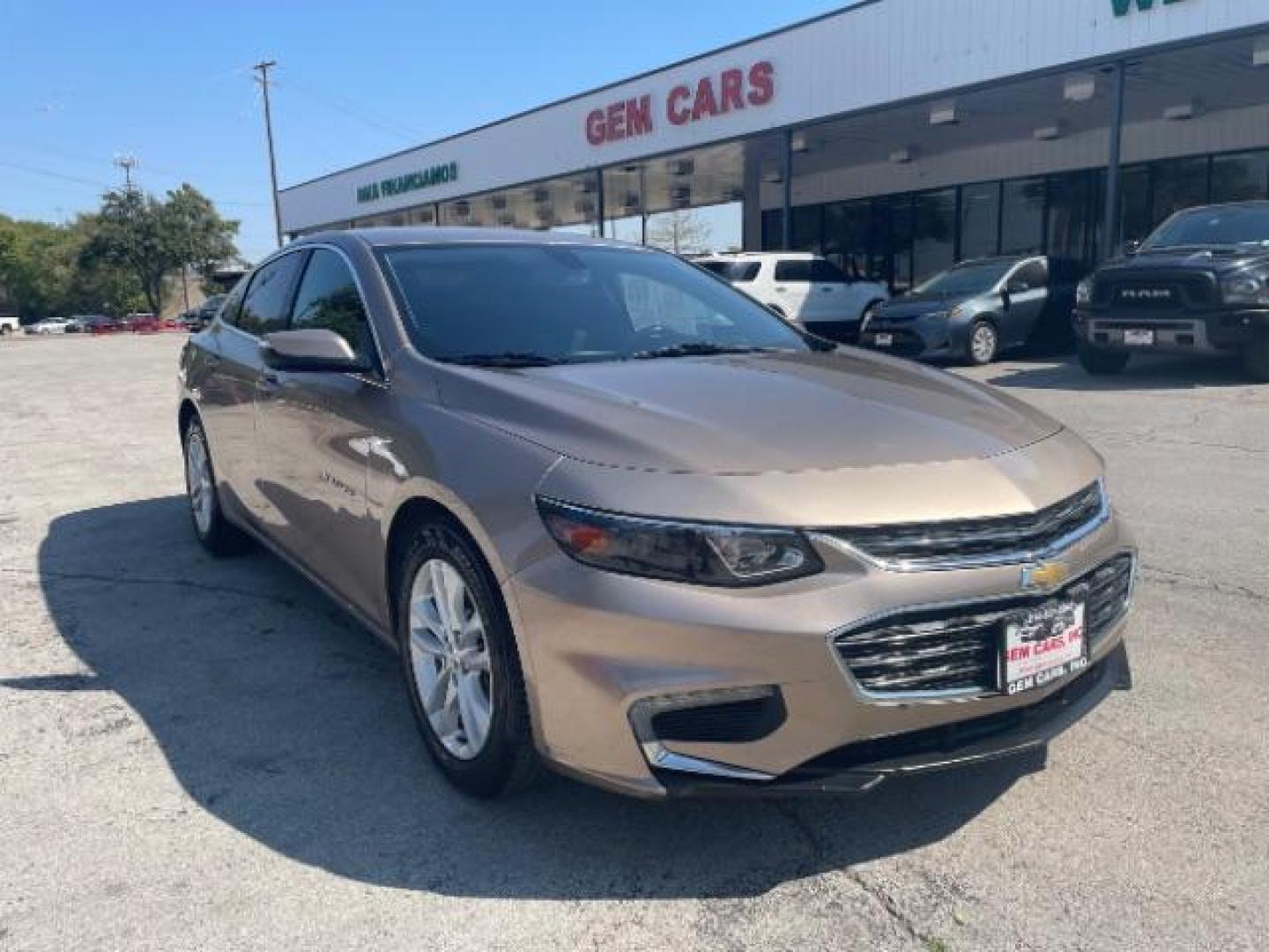 2018 Brown Chevrolet Malibu LT (1G1ZD5ST8JF) with an 1.5L L4 DOHC 16V engine, 6-Speed Automatic transmission, located at 12182 Garland Rd, Dallas, TX, 75218, (214) 521-2040, 0.000000, 0.000000 - Photo#0