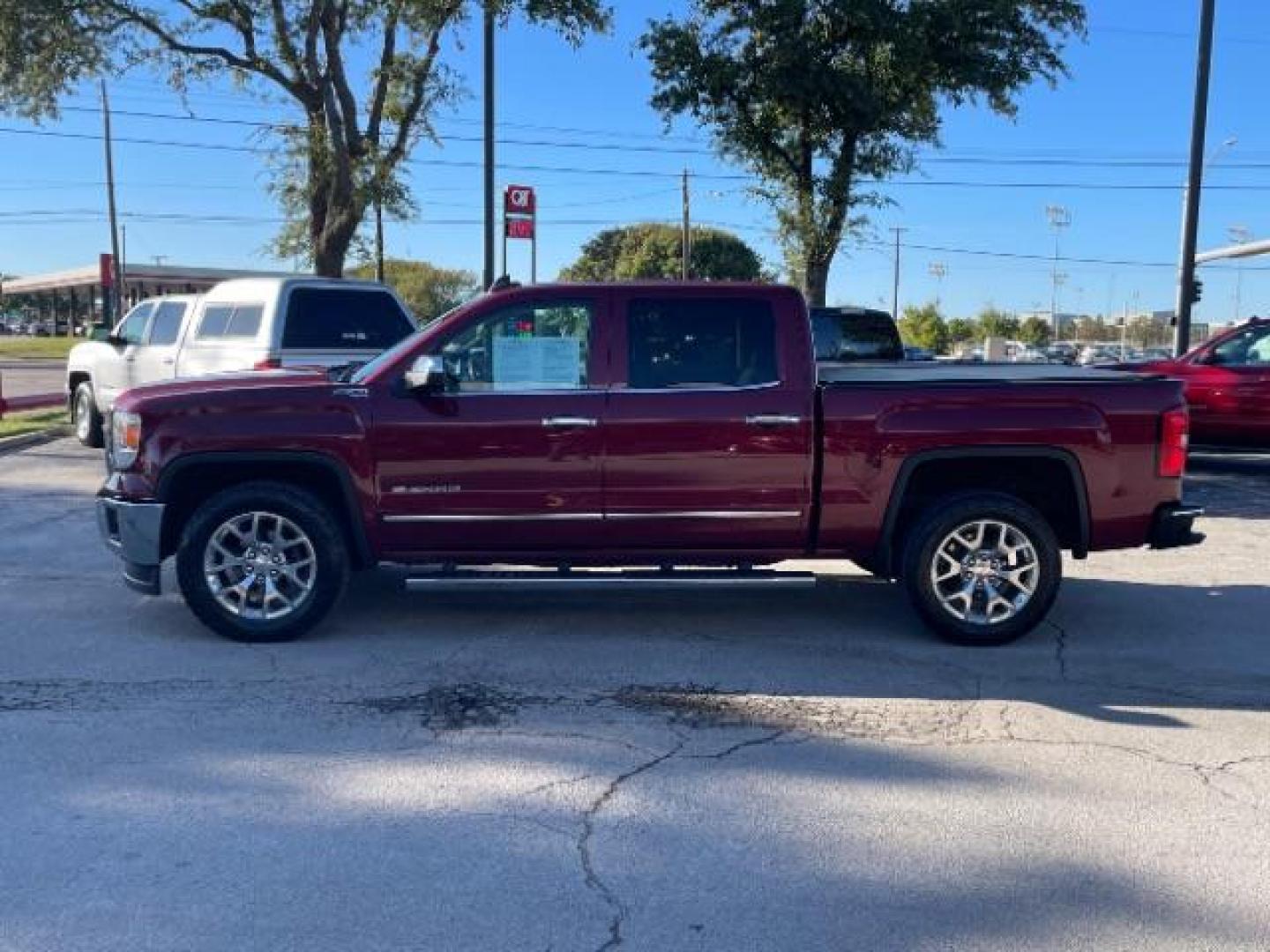 2015 Sonoma Red Metallic GMC Sierra 1500 SLT Crew Cab Short B (3GTU2VEC6FG) with an 5.3L V8 OHV 16V engine, 6-Speed Automatic transmission, located at 12182 Garland Rd, Dallas, TX, 75218, (214) 521-2040, 0.000000, 0.000000 - Photo#1