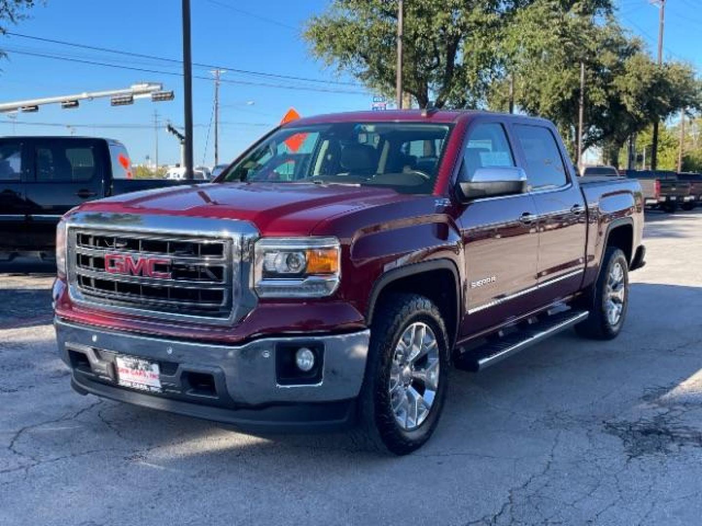 2015 Sonoma Red Metallic GMC Sierra 1500 SLT Crew Cab Short B (3GTU2VEC6FG) with an 5.3L V8 OHV 16V engine, 6-Speed Automatic transmission, located at 12182 Garland Rd, Dallas, TX, 75218, (214) 521-2040, 0.000000, 0.000000 - Photo#2