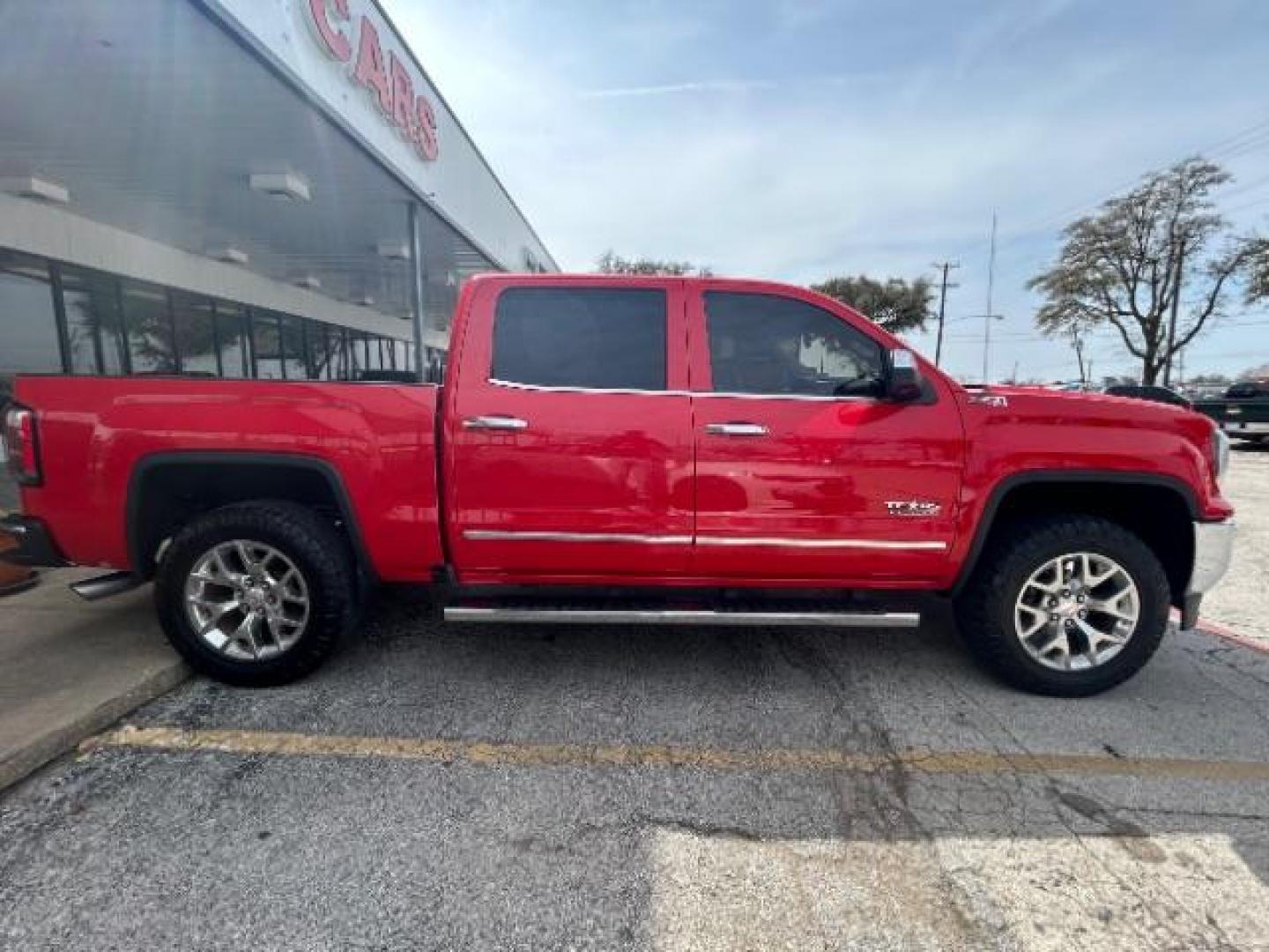 2016 Cardinal Red /Tan Leather Trimmed Seats GMC Sierra 1500 SLT Crew Cab Short B (3GTU2NEC0GG) with an 5.3L V8 OHV 16V engine, 6-Speed Automatic transmission, located at 12182 Garland Rd, Dallas, TX, 75218, (214) 521-2040, 0.000000, 0.000000 - Photo#5