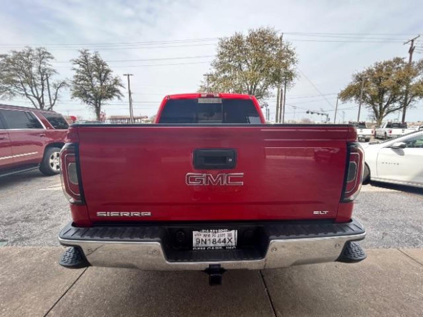 2016 Cardinal Red /Tan Leather Trimmed Seats GMC Sierra 1500 SLT Crew Cab Short B (3GTU2NEC0GG) with an 5.3L V8 OHV 16V engine, 6-Speed Automatic transmission, located at 12182 Garland Rd, Dallas, TX, 75218, (214) 521-2040, 0.000000, 0.000000 - Photo#7