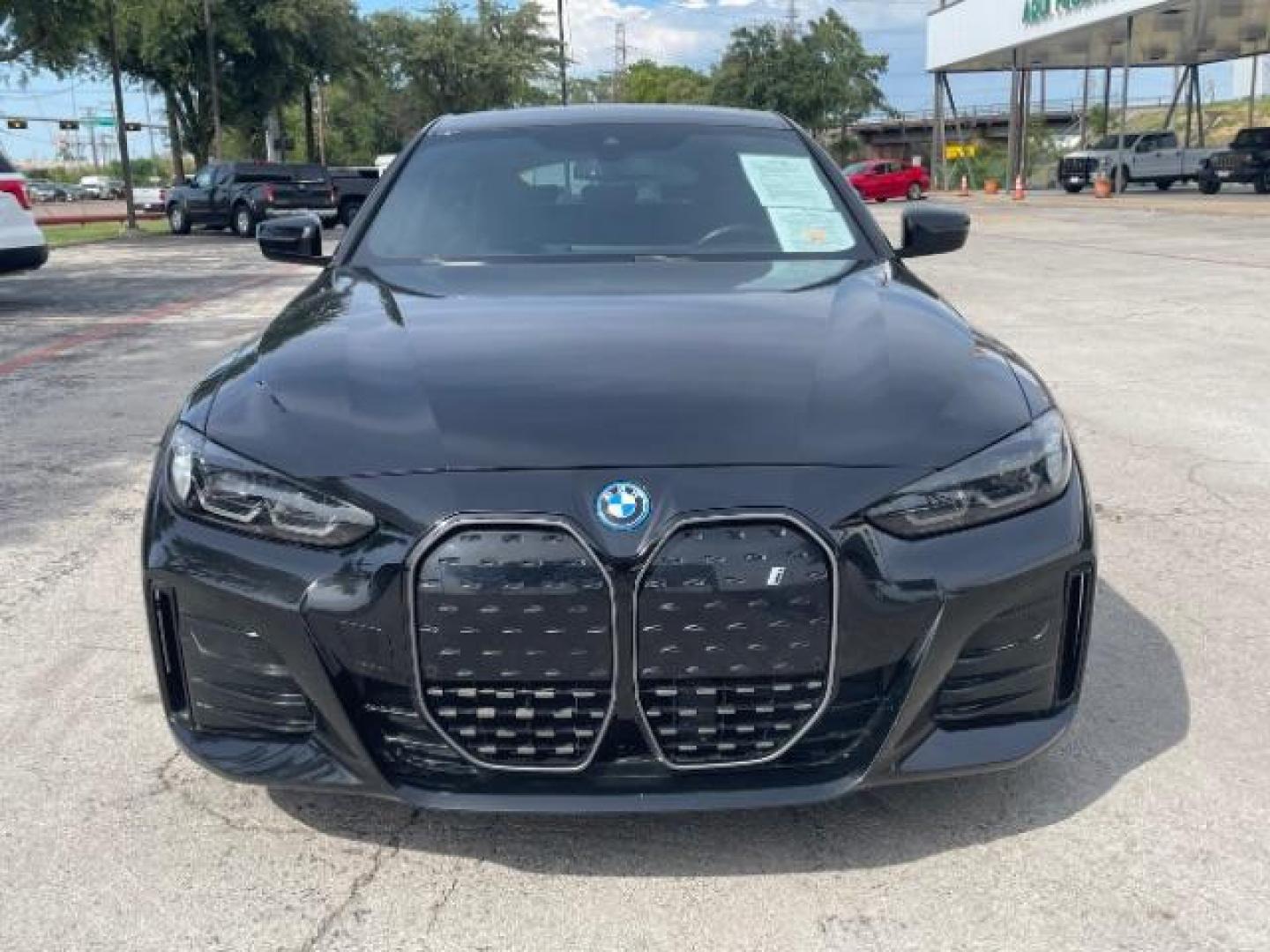 2023 Black Sapphire Metal BMW i4 eDrive40 (WBY73AW06PF) with an ELECTRIC engine, Continuously Variabl transmission, located at 12182 Garland Rd, Dallas, TX, 75218, (214) 521-2040, 0.000000, 0.000000 - Photo#3