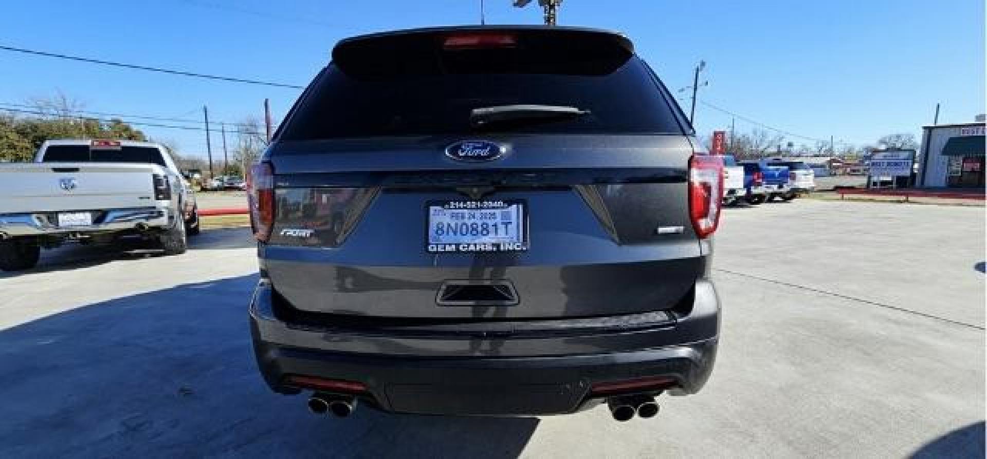 2018 Magnetic Metallic Ford Explorer Sport 4WD (1FM5K8GT1JG) with an 3.5L V6 DOHC 24V engine, 6-Speed Automatic transmission, located at 12182 Garland Rd, Dallas, TX, 75218, (214) 521-2040, 0.000000, 0.000000 - Photo#7