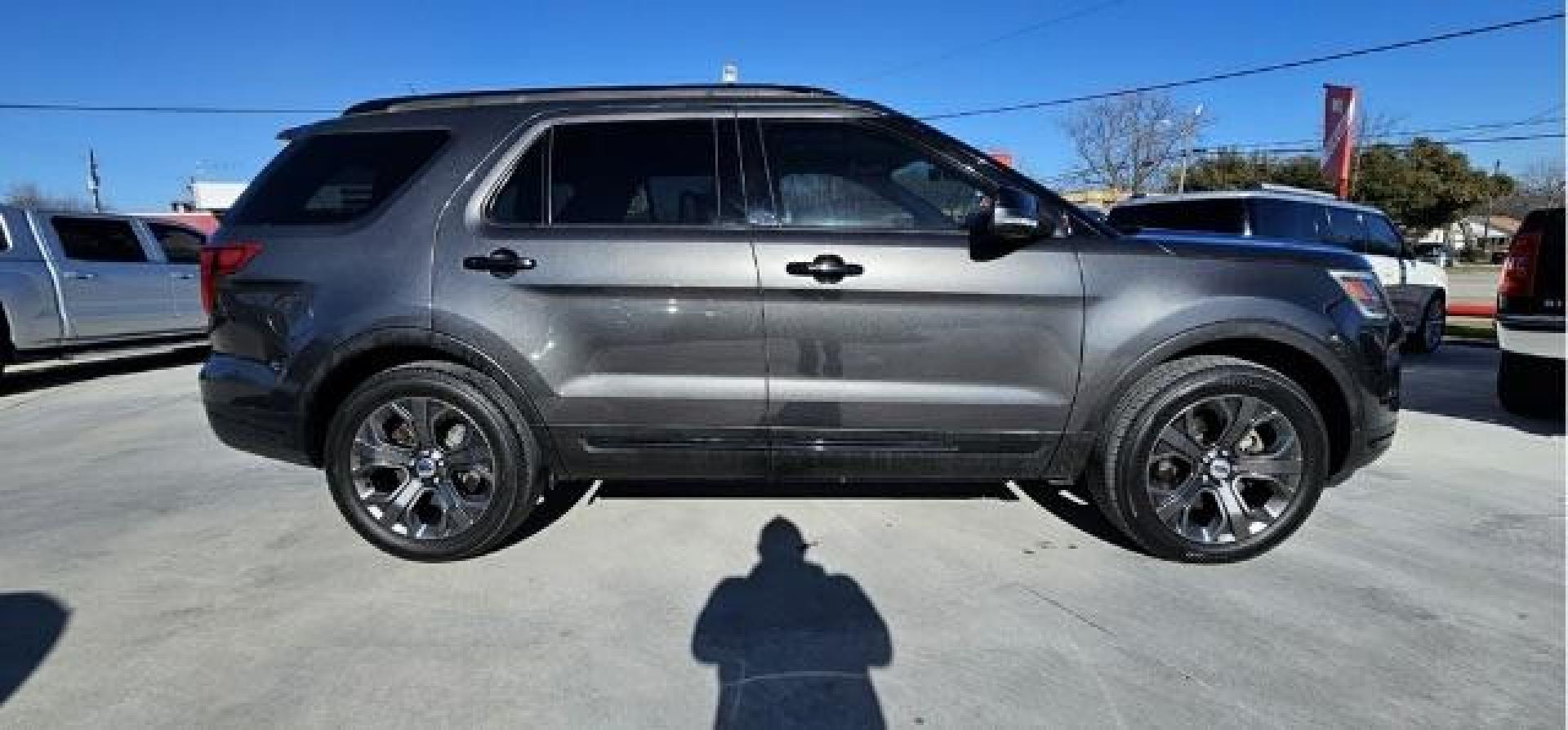 2018 Magnetic Metallic Ford Explorer Sport 4WD (1FM5K8GT1JG) with an 3.5L V6 DOHC 24V engine, 6-Speed Automatic transmission, located at 12182 Garland Rd, Dallas, TX, 75218, (214) 521-2040, 0.000000, 0.000000 - Photo#4