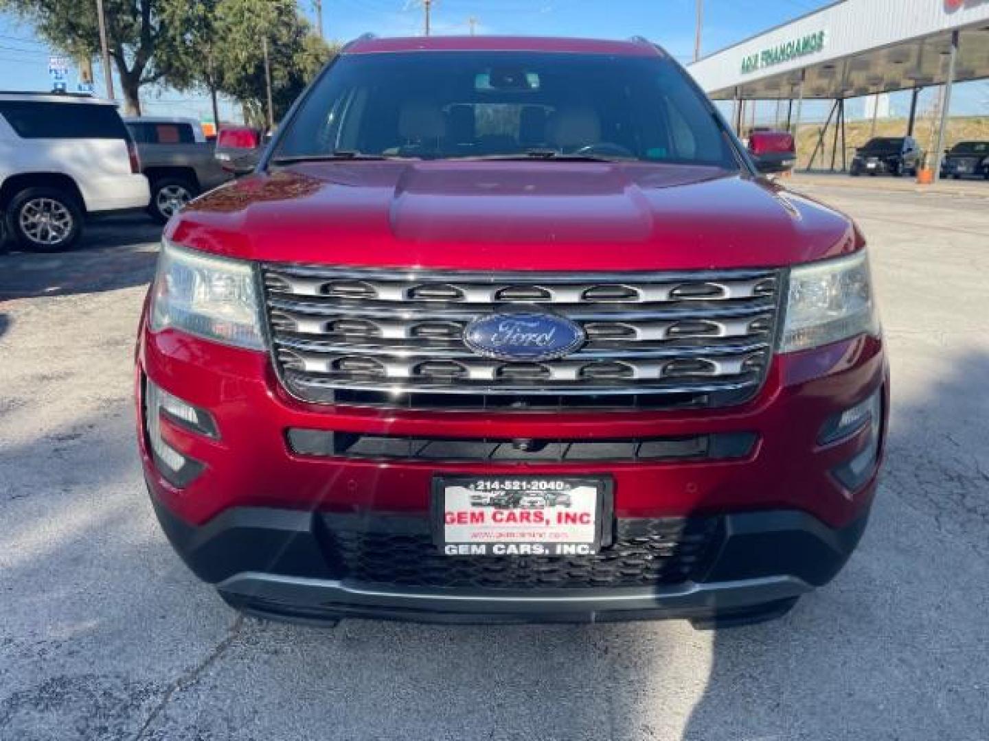 2016 Ruby Red Metallic Ti Ford Explorer Limited FWD (1FM5K7F83GG) with an 3.5L V6 DOHC 24V engine, 6-Speed Automatic transmission, located at 12182 Garland Rd, Dallas, TX, 75218, (214) 521-2040, 0.000000, 0.000000 - Photo#1