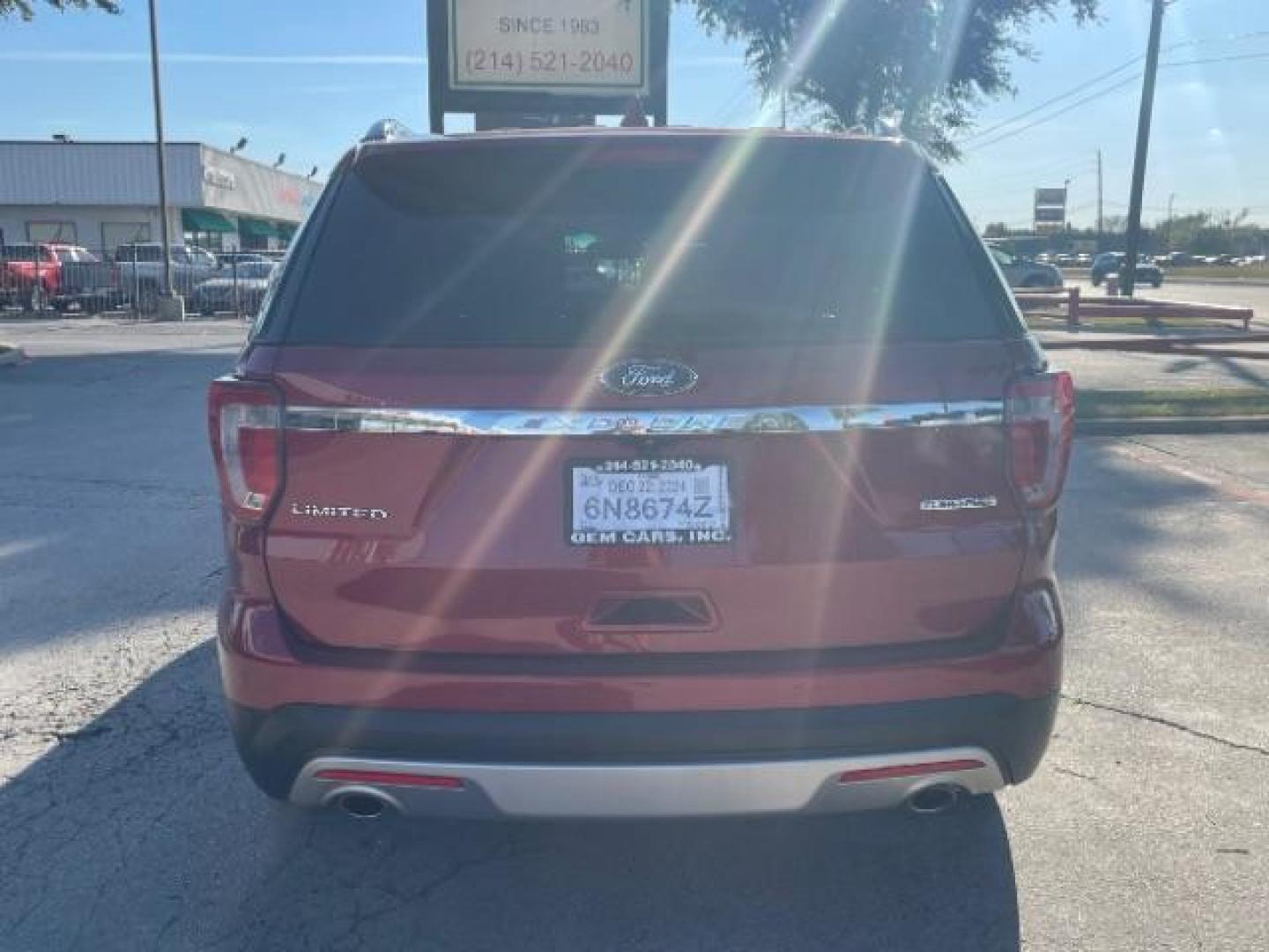 2016 Ruby Red Metallic Ti Ford Explorer Limited FWD (1FM5K7F83GG) with an 3.5L V6 DOHC 24V engine, 6-Speed Automatic transmission, located at 12182 Garland Rd, Dallas, TX, 75218, (214) 521-2040, 0.000000, 0.000000 - Photo#5