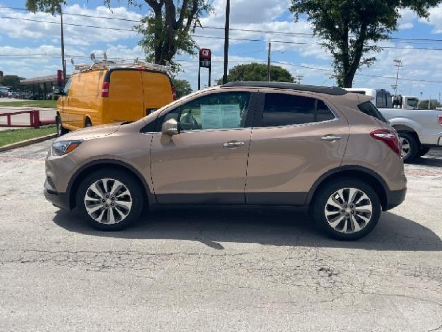 2019 Coppertino Metallic/Black Carbon Metallic Buick Encore Preferred FWD (KL4CJASBXKB) with an 1.4L L4 DOHC 16V TURBO engine, 6-Speed Automatic transmission, located at 12182 Garland Rd, Dallas, TX, 75218, (214) 521-2040, 0.000000, 0.000000 - Photo#3