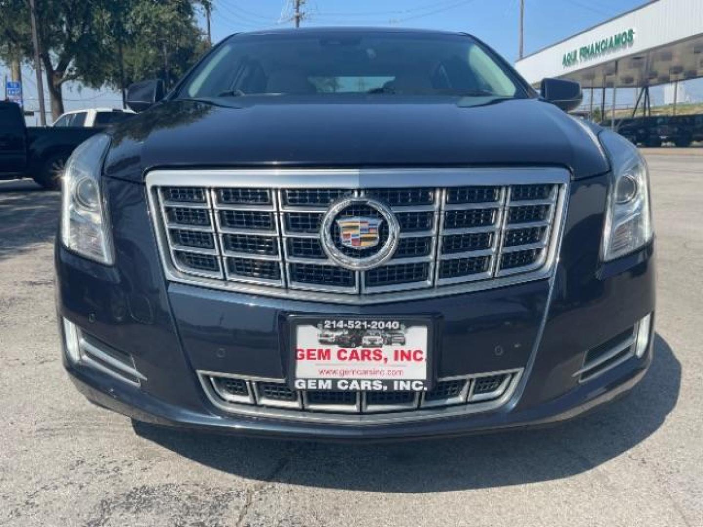 2014 Sapphire Blue Metall /Jet Black Cadillac XTS Luxury FWD (2G61M5S37E9) with an 3.6L V6 DOHC 24V engine, 6-Speed Automatic transmission, located at 12182 Garland Rd, Dallas, TX, 75218, (214) 521-2040, 0.000000, 0.000000 - Photo#1