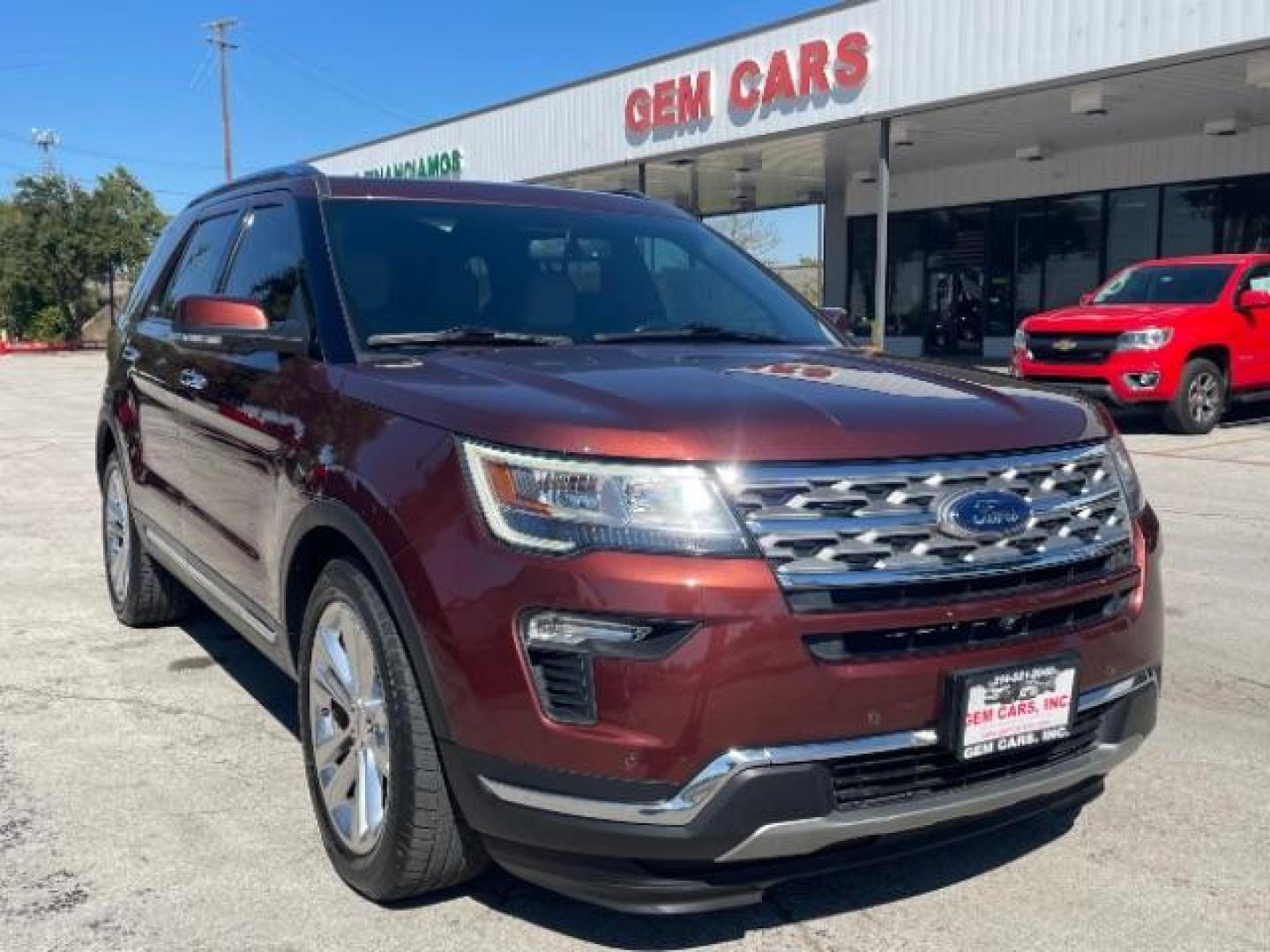 2018 Cinnamon Glaze Metallic Ford Explorer Limited FWD (1FM5K7F80JG) with an 3.5L V6 DOHC 24V engine, 6-Speed Automatic transmission, located at 12182 Garland Rd, Dallas, TX, 75218, (214) 521-2040, 0.000000, 0.000000 - Photo#0