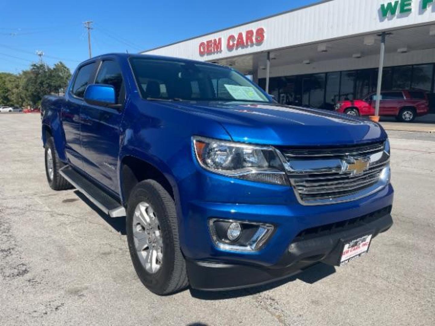 2018 Kinetic Blue Metallic Chevrolet Colorado LT Crew Cab 2WD Long Box (1GCGSCEN7J1) with an 3.6L V6 DOHC 24V GAS engine, 6-Speed Automatic transmission, located at 12182 Garland Rd, Dallas, TX, 75218, (214) 521-2040, 0.000000, 0.000000 - Photo#0