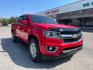 2016 Red Hot Chevrolet Colorado LT Crew Cab 2WD Long Box (1GCGSCE3XG1) with an 3.6L V6 DOHC 24V GAS engine, 6-Speed Automatic transmission, located at 12182 Garland Rd, Dallas, TX, 75218, (214) 521-2040, 0.000000, 0.000000 - Photo#0