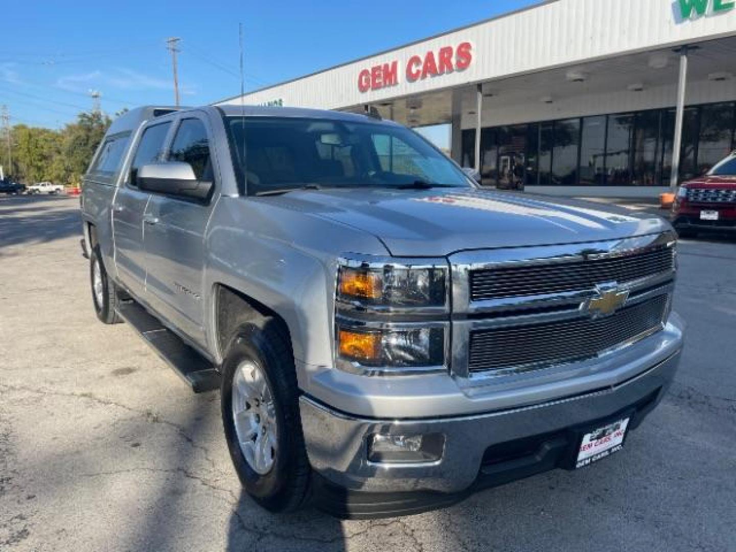 2015 Silver Ice Metallic Chevrolet Silverado 1500 LT Crew Cab 2WD (3GCPCREC1FG) with an 5.3L V8 OHV 16V engine, 6-Speed Automatic transmission, located at 12182 Garland Rd, Dallas, TX, 75218, (214) 521-2040, 0.000000, 0.000000 - Photo#0