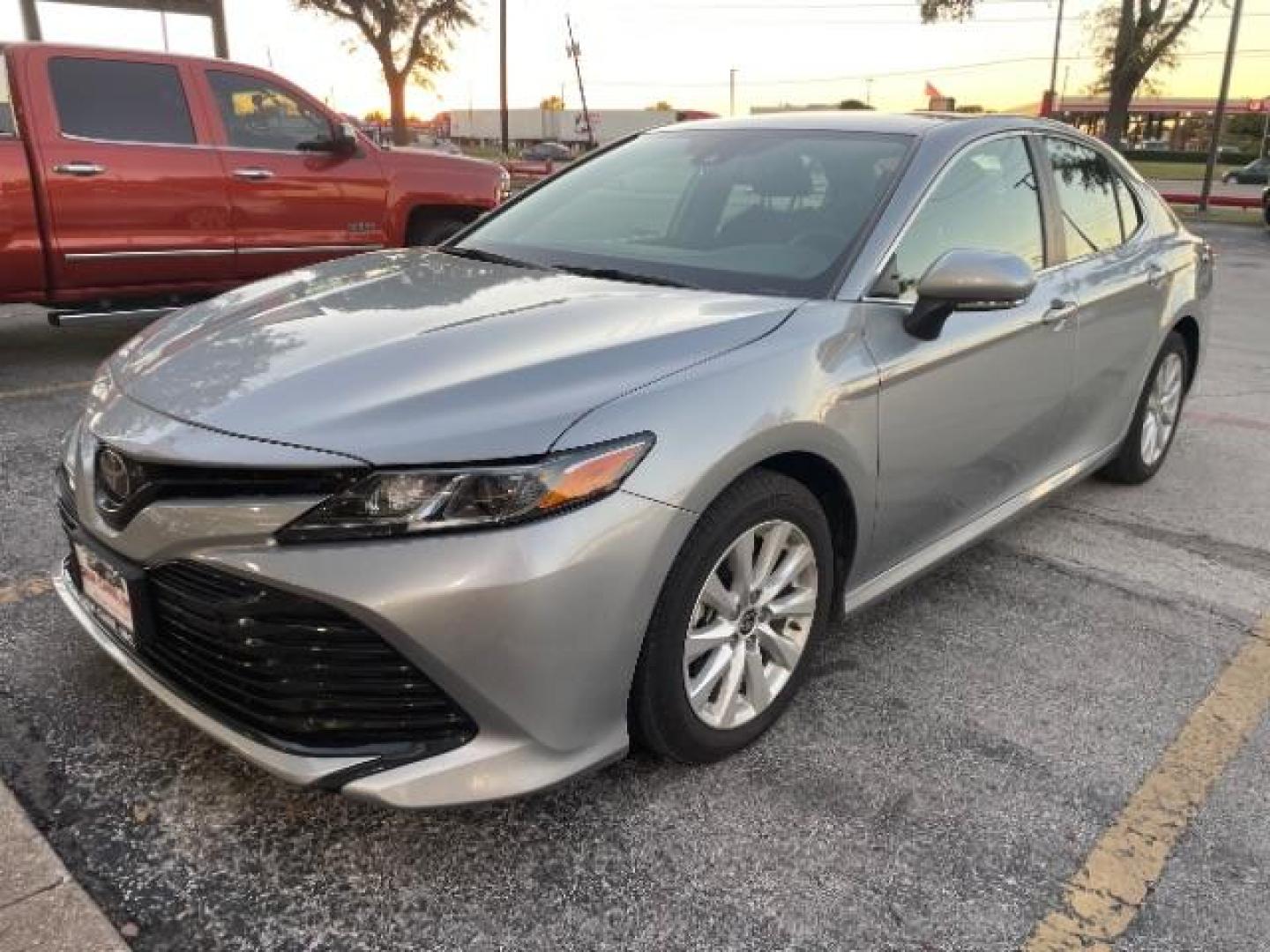 2020 Silver Toyota Camry LE (4T1L11AK5LU) with an 2.5L L4 DOHC 16V engine, 8-Speed Automatic transmission, located at 12182 Garland Rd, Dallas, TX, 75218, (214) 521-2040, 0.000000, 0.000000 - Photo#2