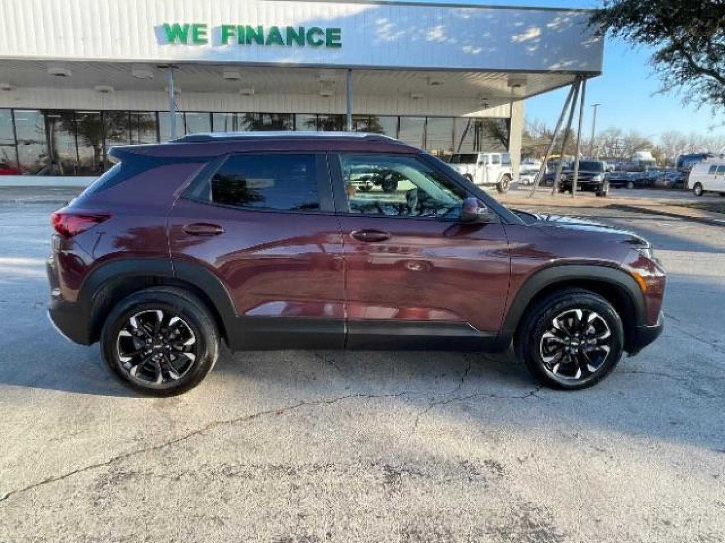 2023 Mahogany Red Metallic /Jet Black Chevrolet Trailblazer LT AWD (KL79MRSLXPB) with an 1.3L L3 DOHC 12V engine, 9-Speed Automatic transmission, located at 12182 Garland Rd, Dallas, TX, 75218, (214) 521-2040, 0.000000, 0.000000 - Photo#8