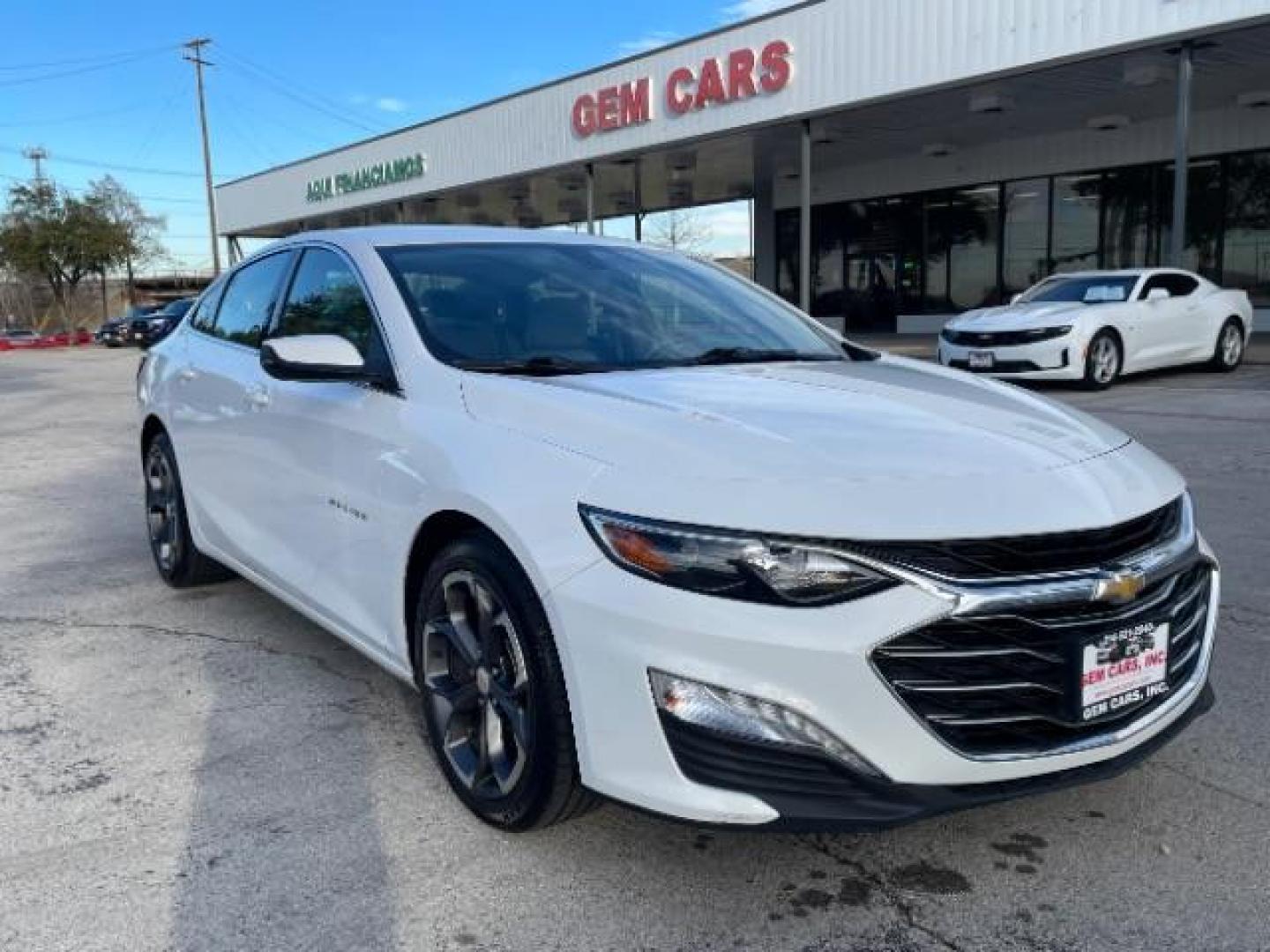 2022 Summit White Chevrolet Malibu LT (1G1ZD5ST3NF) with an 1.5L L4 DOHC 16V engine, 6-Speed Automatic transmission, located at 12182 Garland Rd, Dallas, TX, 75218, (214) 521-2040, 0.000000, 0.000000 - Photo#0